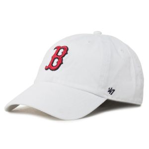 Кепка 47 Brand CLEAN UP RED SOX білий Уні